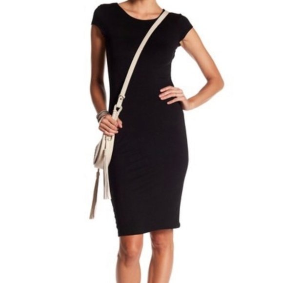 Velvet Torch Cap Sleeve Bodycon Dress Size XS - Picture 2 of 9